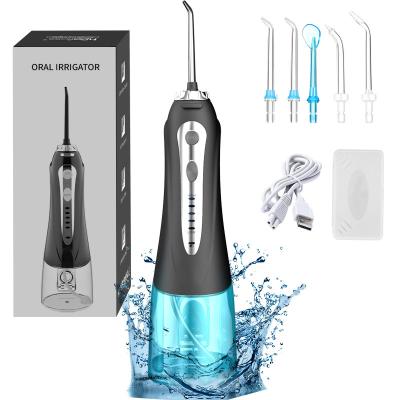 China IPX7 Waterproof H2ofloss 2021 Professional Electric Water Flosser Best Floss For Oral Teeth Irrigation Devices 300mL IPX7 Chinese Factories OEM for sale