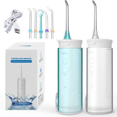 China Dental Water Flosser 200ML Wireless ABS h2ofloss Oral Irrigator For Teeth Cleaning Braces And Bridges Care Portable Water Flosser for sale