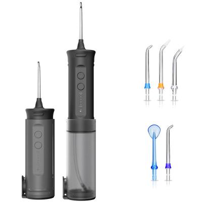 China Food Grade ABS 2021 New 200ml Water Flosser Jet Irrigator Cordless Portable Oral Rechargeable Dental Teeth Irrigator USB Cleaning Devices OEM for sale