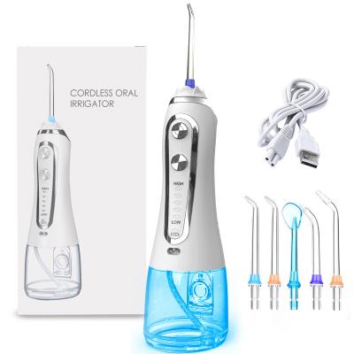 China Flosser Irrigator h2ofloss china factories oral toothbrush USB electric dental water wireless portable rechargeable waterproof IPX7 not electric for sale