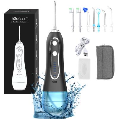 China Best cheap oral irrigator usb rechargeable cordless IPX7 waterproof pressurize oral dental irrigador for portable travel water flosser teeth for sale