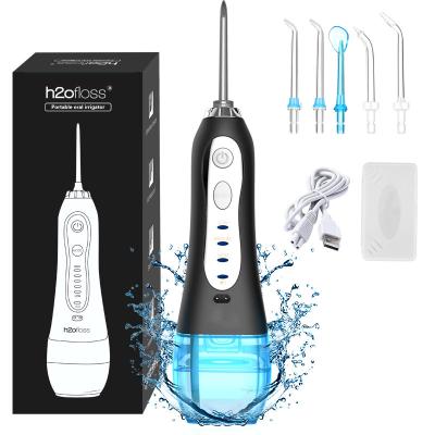 China Oral irrigator IPX7 water jet water toothpick water jet selection h2ofloss dental flosser waterproof dental oral dental irrig h2o for sale