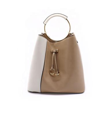 China High Quality Ladies Fashion Barrel Bag Leather Shoulder Square Bucket Bags Luxury Designers Bucket Soft Bag For Women for sale