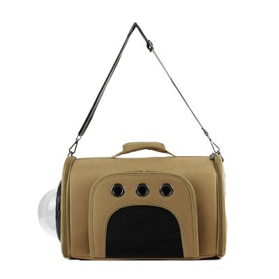 China Breathable Space Pet Bag Travel Carry Bag Breathable Portable Pet Backpack for sale