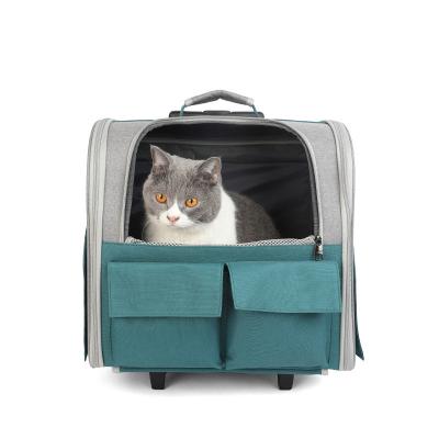 China New Breathable Pet Rod Luggage Large Capacity Backpack Can Be Folded for sale