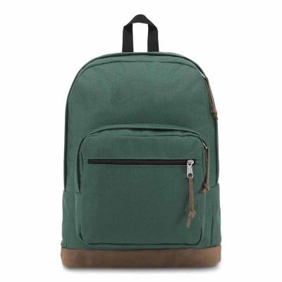 China Nice casual style fancy fashion color-match in forest green lady and girl's and boy's backpack for sale