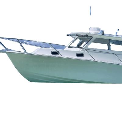 China Best Luxury Aluminum Electric Motor 32ft 9.6m Aluminum Yacht For Sale Motor Series Plywood Flooring Color Material Customized for sale