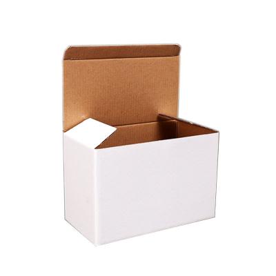 China Custom High Quality Die Cutting Retail Corrugated Packaging Boxes Hard Board Boxes White Color With Ruffled Shape Customized Size for sale