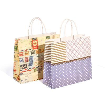 China Custom a3 a4 a5 custom size textured jewelry art paper fashion shopping wide low tote bags with handles for sale