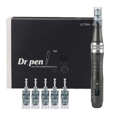 China Beauty Care Makeup Tools Professional 16 Pin Cartridges Dr. Pen Ultima M8 Beauty Skin Care Treatment Professional Wireless Needle Electric Microneedle Derma Pen for sale