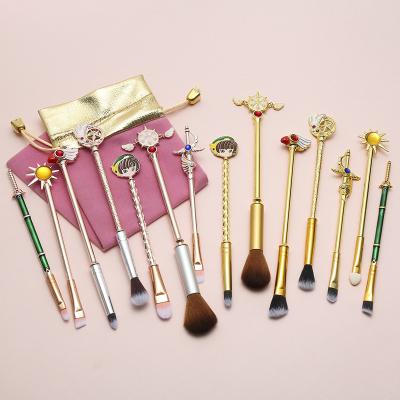 China Angular Blush 7 PCS Foundation Powder Blush Eyeshadow Kabuki Blend Make Up Brush Beauty Tool Makeup Set Brush For Cosmetic for sale