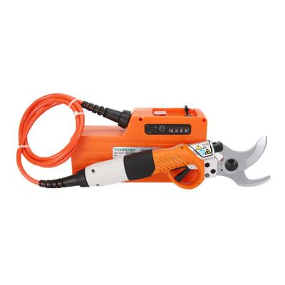 China Anti-cut function and progressive function can be added for 36V free battery 4ah shears 50mm garden tools cutting tree branches electric shears for sale