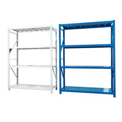 China Warehouse storage light duty shelving / rack shelving / 4 tier boltless storage metal display L1200*W400*H2000mm for sale