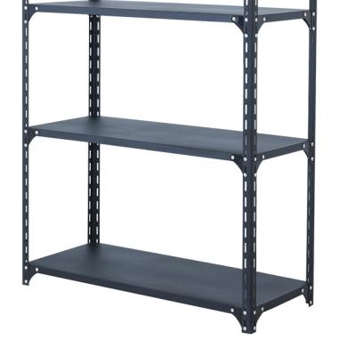 China Household Single Sided Corner Storage Steel Shelves Show Multi-Layer Balcony Racks Floor Warehouse Storage for sale