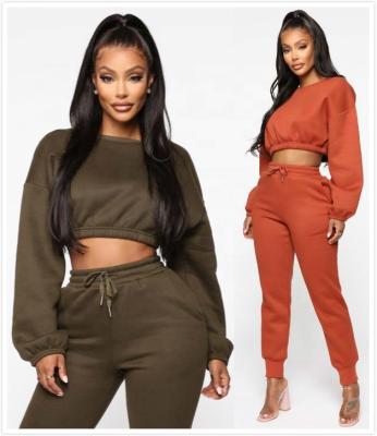 China BUKAI Spring Casual Style Viable High Quality Popular Stylish Ladies Crop Top Women Tracksuit for sale