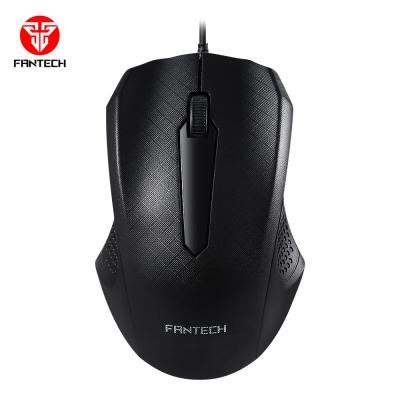 China Fantech T530 classic design wholesale cheap plug and play wired USB desktop optical mouse à venda