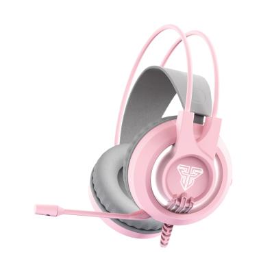 China New Arrival Fantech HG20 RGB Color Working Pink RGB Wired Computer Gaming Headset for sale