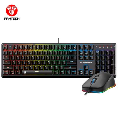 China Fantech High Performance Gaming Combos MVP862 Gaming Combo Set Mechanical Keyboard Mouse For PC Gamer With Software for sale