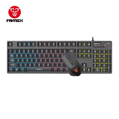 중국 Genuine Fantech Laser KX302 2020 LED Mouse Gaming Keyboard Mouse Combo New Macro Combo 판매용