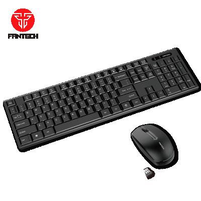 China Fantech WK893 portable cheap high quality 2.4ghz wireless mini usb keyboard mouse combo Te koop