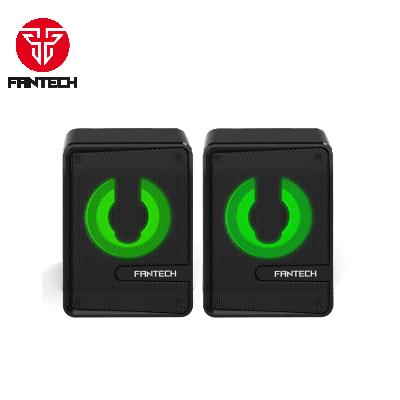 Cina Fantech GS203 Cheap High Quality No Sound 2.0 Wired 3.5mm + USB RGB Gaming Speaker in vendita