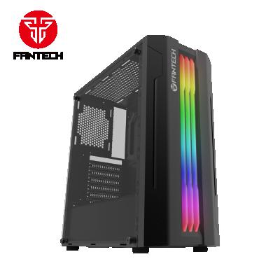 Cina With Side Panel Window PC Gaming RGB High Quality Cheap Mid Tower Case CG72 For Tempered Glass Fantech ATX/MINI-ITX/MICRO-ATX in vendita