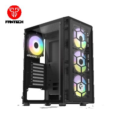 China With Fan Fantech CG73 Modern Design 4 Fan Mid Size PC Case With Fan for sale