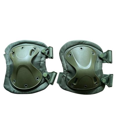 China Adjustable Straps Green Foam Impact Knee Brace for Motorcycle Knee Pads One Size Fits for sale