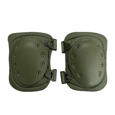 China Regular 8 Holes Green Knee Elbow Pads Set Fall Protection Gear for Adults 100% Polyester for sale