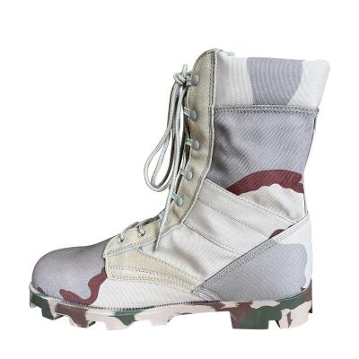 Chine Bottes de désert vertes et bottes de jungle pour hommes avec fermeture à glissière avec semelle intermédiaire en cuir authentique à vendre