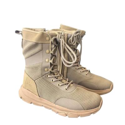 China Winter Season Men's Combat Boots Out Door Training Shoes with Mesh Lining Material for sale