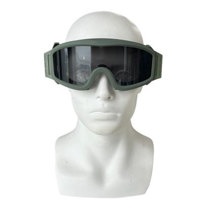 China Universal Season Protection Glasses Pc Three Lens Goggles for Shooting FOX-TGJ203 for sale