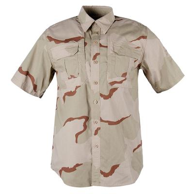 China Outdoor Desert Short Sleeved Shirt Uniform 1.4kg/pc Weight 7 Days Sample Order Support for sale