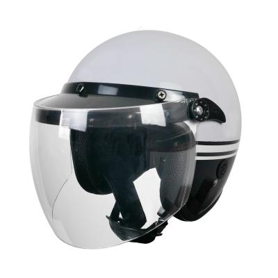 China Material de carcasa ABS Casco de motocicleta de cara medio abierta para protección de la cabeza CE DOT ECE en venta