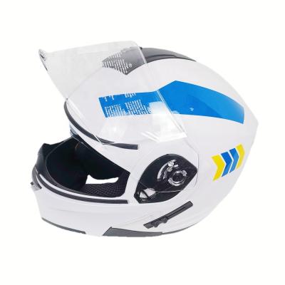 China Motorfiets Full Face Helmet PC Visors voor XL Size Street Bike Motorbike Touring ABS Helmet Te koop