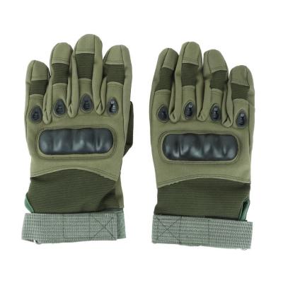 China Hook and Loop Wrist Style Hard-Knuckled Microfiber Leather Hand Gloves for Protection for sale