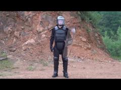 FOX-109 Security Police Korea Anti Riot Suit with Aluminum Plate