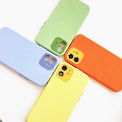 China Anti-fall baby skin texture silicone oil TPU fitting inside phone case for iPhone 13 pro matte TPU phone CASE cover with PVC packag Shell for sale