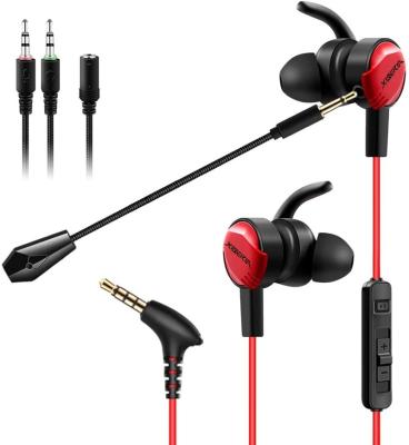 China Stereo In-Ear Gaming Headset Headphones Earbuds For PC Phone PS4 Xbox One Mac Bass In Ear Headset Gamer With MIC for sale