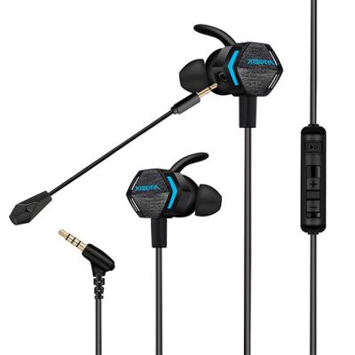 China MG-2 In-ear Gaming E-sports Mobile Phone Computer Eating Chicken Headset Universal In-ear Microphone for sale