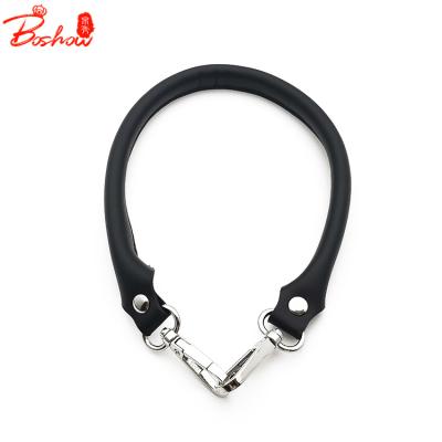 China DIY/fashion factory handbags accessories 45cm handle metal hook leather ladies bags leather bracelets shoulder belt wholesale BS070204 for sale