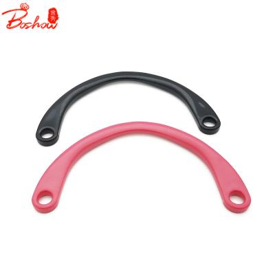 China Fasion factory wholesale popped colorful plastic resin material handle for purse handbag BS070105 for sale