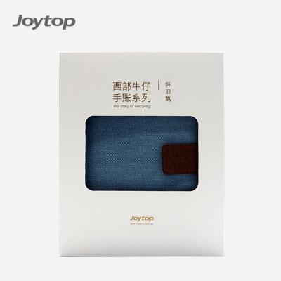 China With Sorting Case Joytop 7759 Cowboy 7759 Student Office Supplies Canvas Cover Wholesale Custom Blank Single Boxed Notebook A5 for sale