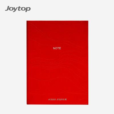 China Custom Business Embossing Joytop Embossed A5 PU Leather Dotted Journal Notebook for sale