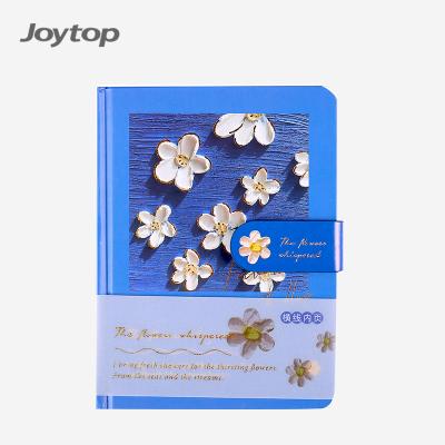 China Joytop 5318 Flower Custom Design A6 PU Hyun A Children's Printed Leather Magnetic Journal Notebook for sale