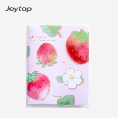 China Wholesale Cute Clear PVC Printed Ownday Strawberry A7 Mini Pocket Notebook For Kids Softcover 101831 for sale