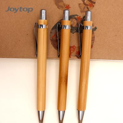 China Joytop Wholesale Craft Pen Bamboo Pen Eco-friendly Wood Tip Customized Logo Touch Screen Eco-friendly Bamboo Pen for sale