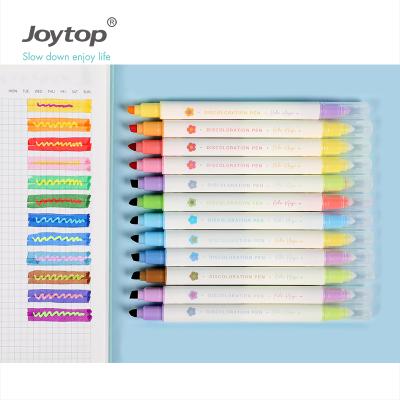 China Bleaching Joytop 5420 Watercolor Paint Highlighter Bar Custom Plastic Marker Pen 3mm for sale