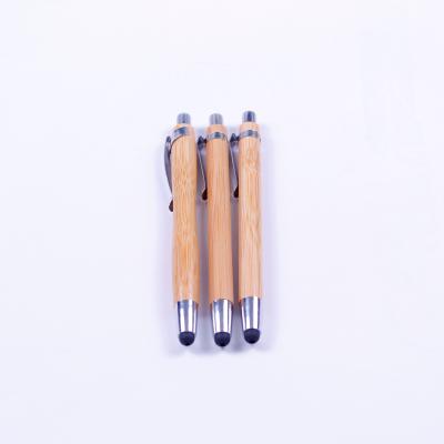 China Wooden Bamboo Tip Pen With Custom Printed Logo Eco-Friendly Bamboo Touch Screen Pen Joytop Wholesale Eco-Friendly Touch for sale