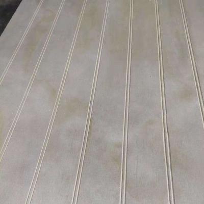 China 9mm Radiata Pine Siding or Contemporary Affordable Pearl Wainscoting Plywood / Plybead Clear for sale